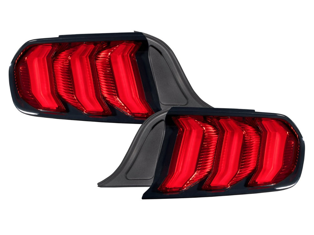 Form Lighting 2015-2023 Ford Mustang LED Tail Lights Red (Pair)
