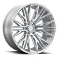 MTX Gangstar Silver Machined 20x10in / 6x135 BP / -18mm Offset / 87.1mm Bore