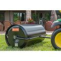STEEL TOW ROLLER 24IN X 48IN 910 LB CAPACITY BLACK