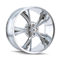 Ridler 695 20x10 / 5x127 BP / 0mm Offset / 83.82mm Hub Chrome Wheel