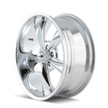 Ridler 695 20x10 / 5x127 BP / 0mm Offset / 83.82mm Hub Chrome Wheel