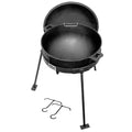 10GAL JAMBALAYA KETTLE CAST IRON LID AND STAND
