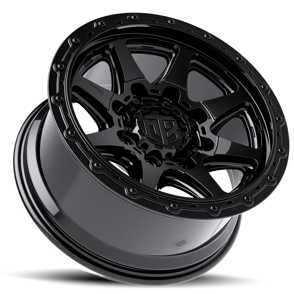 MTX Spitfire 8 Gloss Black 20x9in / 8x170 BP / 19mm Offset / 124.1mm Bore