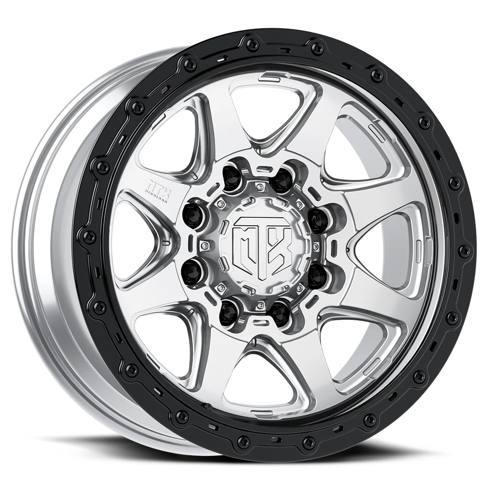 MTX Spitfire 8 Machined w/Black Ring 20x9in / 8x165.1 BP / 19mm Offset / 124.1mm Bore