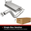 REAR MUFFLER KIT REPLACEMENT JEEP