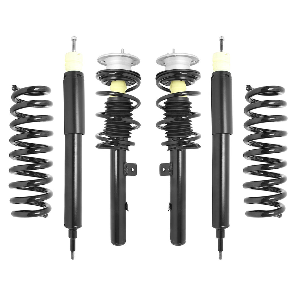 Unity Automotive 4 Front Rear Lowering Complete Strut Assembly - Top Mount Hardware 98800