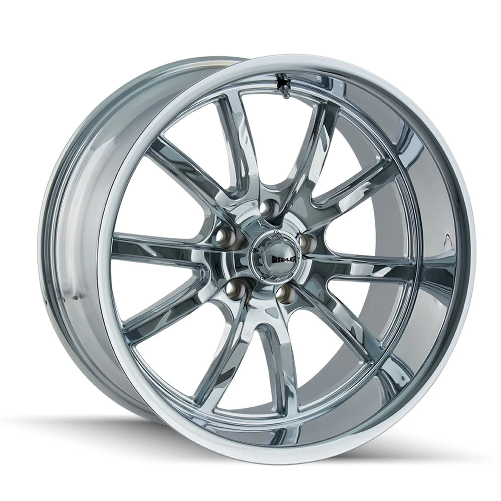 RIDLER 650 CHROME 18X9.5 5-120.65 0MM 83.82MM 650-8961C