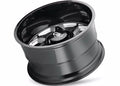SEVENFOLD (9111) GLOSS BLACK/MILLED SPOKES 20X12 8-165.1 -51mm 130.8mm