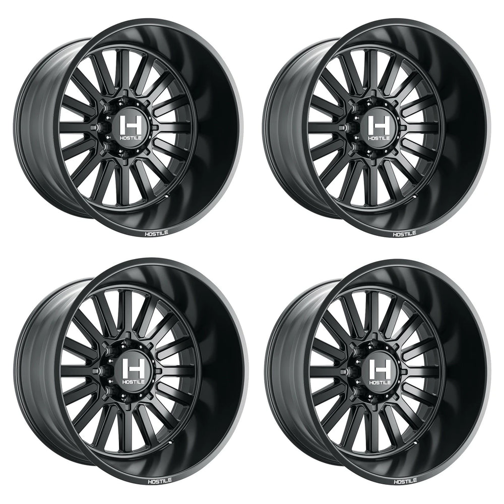 H127 TITAN 20X9 8X165 12MM ASPHALT