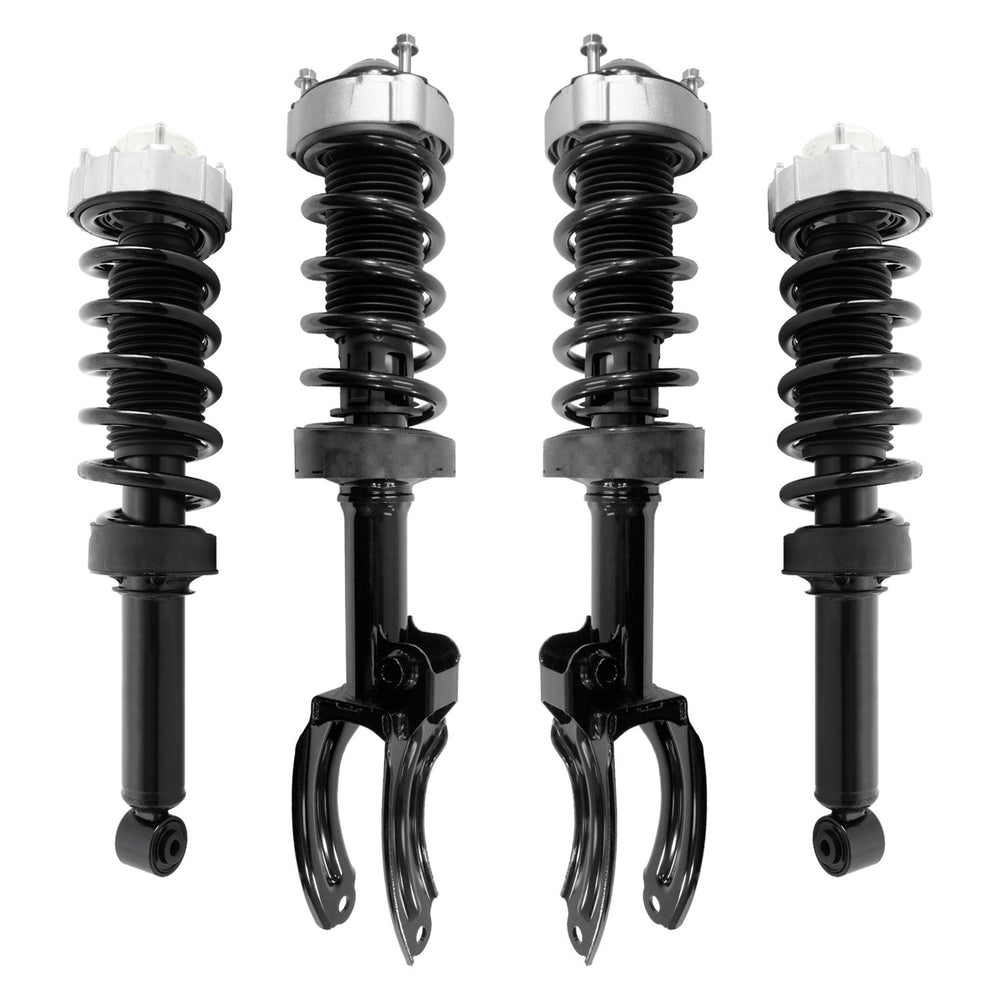 Unity Automotive 4 Front Rear Complete Strut Assemblies 4-11147-15240-001