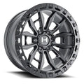 H130 CRANDON 18X9 8X170 12MM ASPHALT