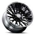 H144 JUSTICE 20X10 6X139.7 19MM ASPHALT (GLOSS BLACK)