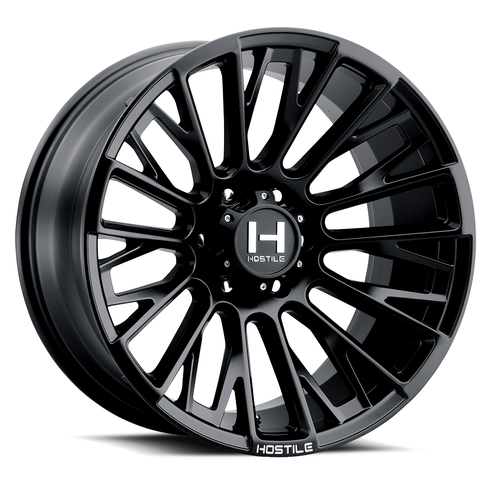 H144 JUSTICE 20X10 8X165.1 19MM ASPHALT (GLOSS BLACK)