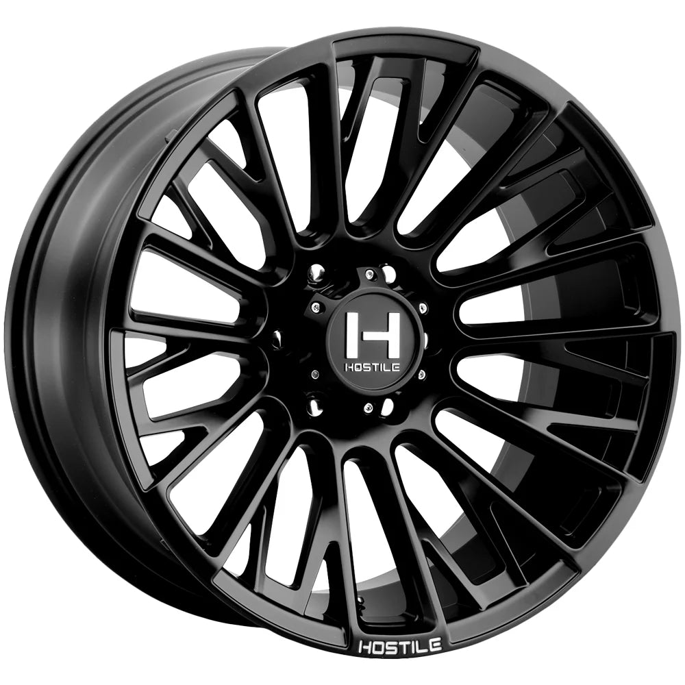 H144 JUSTICE 20X10 8X170 19MM ASPHALT (GLOSS BLACK)