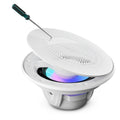 DS18 6.5in 2-Way 150 Watts RMS 4ohm Digital LED Lights Bullet Tweeter White