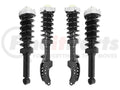 Unity Automotive 4 Front Rear Complete Strut Assemblies 4-11104-15240-001