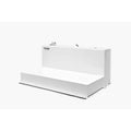 94 GAL L STYLE PRO FUEL TRANSFER TANK WHITE SINGLE