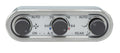 DCC DIGITAL CLIMATE CONTROL VINTAGE AIR GEN IV & V 3KNOB HORIZONTAL SILVER A