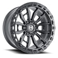 H130 CRANDON 17X9 5X127 12MM ASPHALT