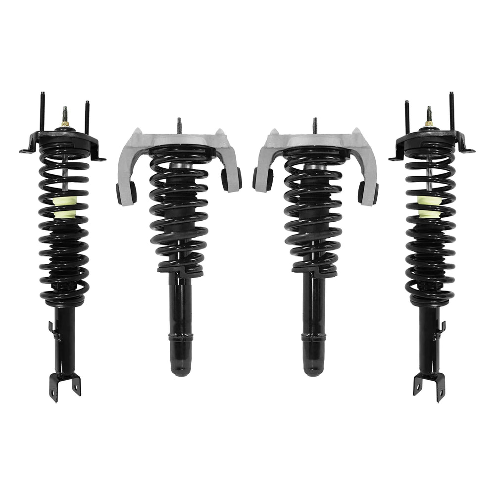 Unity Automotive 4 Front Rear Strut Assemblies 4-11651-15380-001