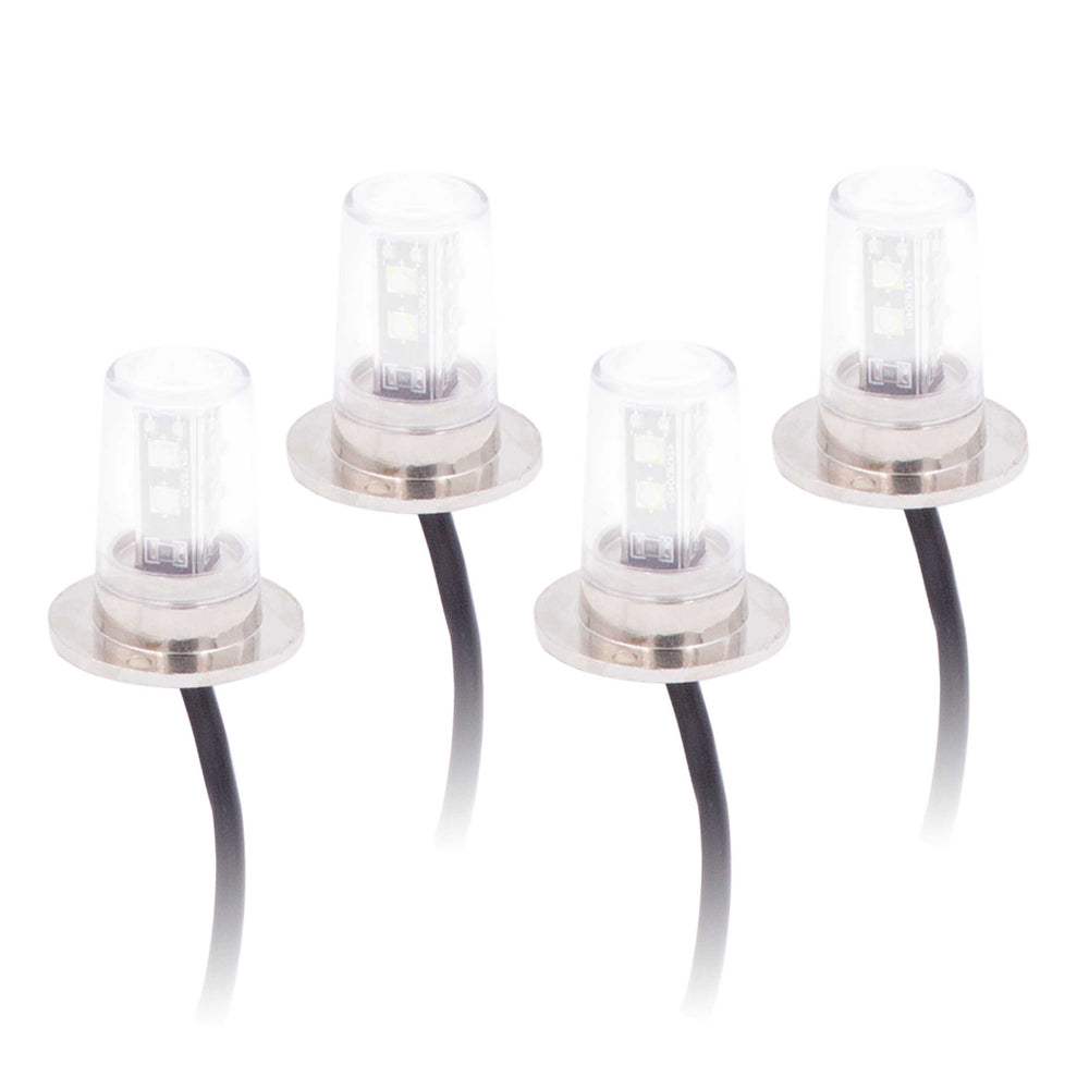 4PIECE LED STROBE KIT WHITE MUNICIPALITY SERIES