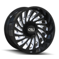SWITCHBACK (9108) GLOSS BLACK/MILLED 20X10 8-165.1 -25MM 130.8MM