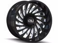 SWITCHBACK (9108) GLOSS BLACK/MILLED 20X10 8-165.1 -25MM 130.8MM