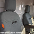 1424 TRANSIT/2224 ETRANSIT BLACK BUCKET SET DRIVER INSIDE ARMREST COVER SHIELDTECH SEAT COVER