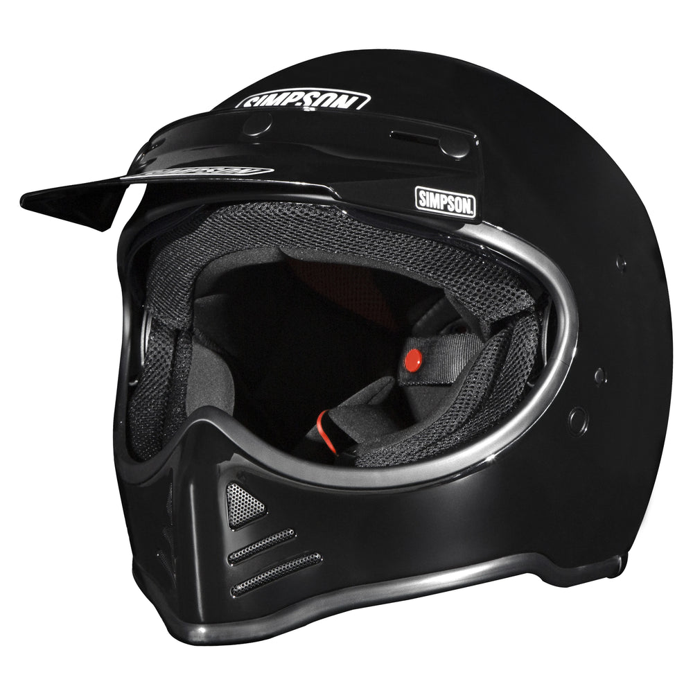 M52 BANDIT MOTORCYCLE HELMET XXL GLOSS BLACK