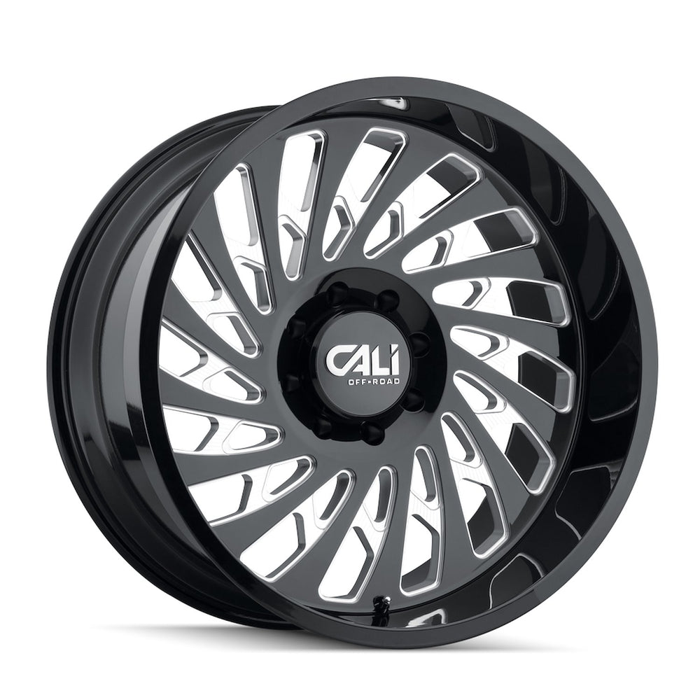 SWITCHBACK (9108) GLOSS BLACK/MILLED 20X9 5-150 0MM 110MM
