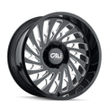 SWITCHBACK (9108) GLOSS BLACK/MILLED 20X9 5-150 0MM 110MM