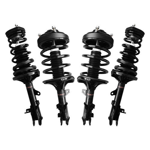 Unity Automotive 4 Front Rear Lowering Complete Strut Assembly - Top Mount Hardware 98400