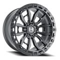 H130 CRANDON 17X9 6X139 0MM ASPHALT