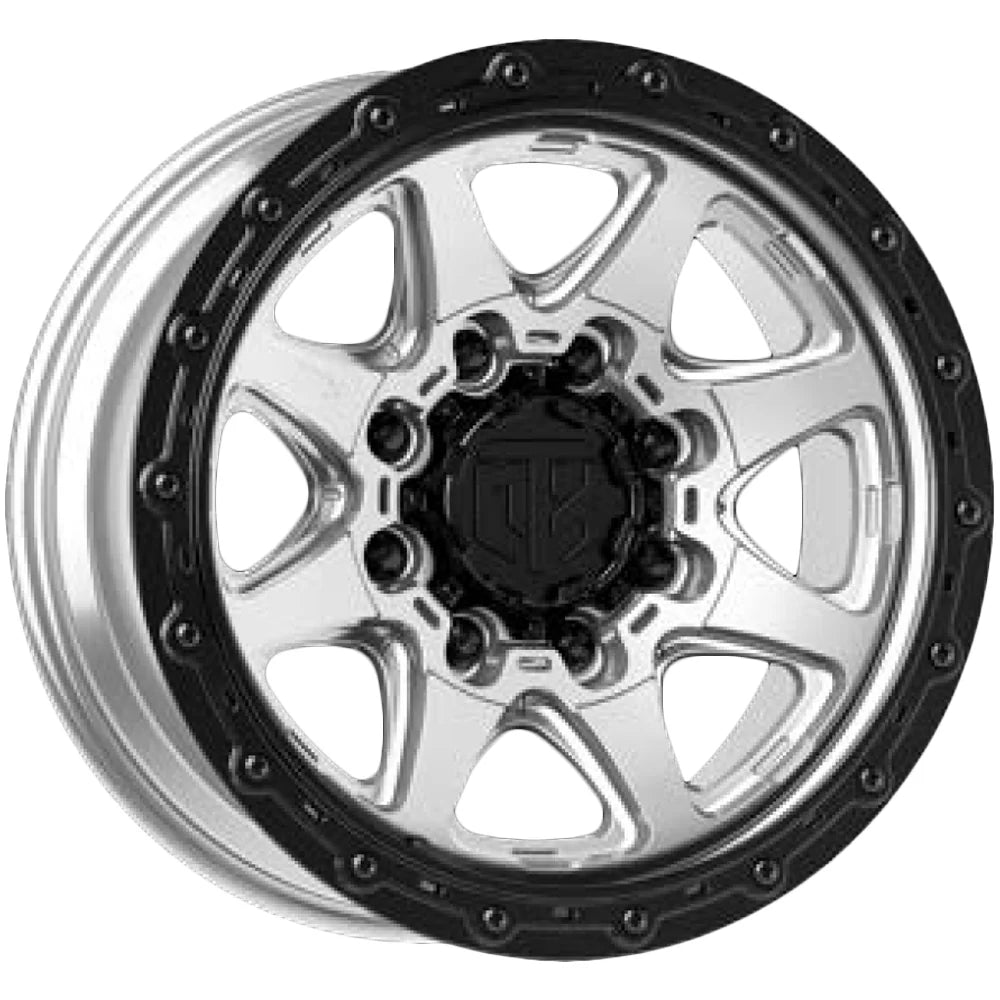 MTX Spitfire 8 Machined w/Black Ring 18x9in / 8x180 BP / 19mm Offset / 125.2mm Bore