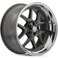 Ridler 610 20x8.5 / 5x120.65 BP / 0mm Offset / 83.82mm Hub Gloss Grey Polished Wheel