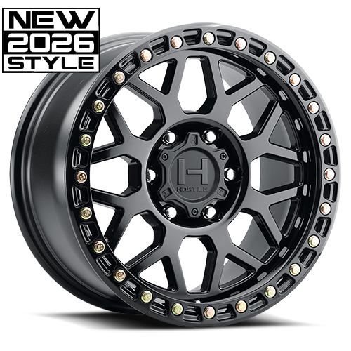 H601 RAPTURE 20X9 8X170 1MM ASPHALT (GLOSS BLACK)