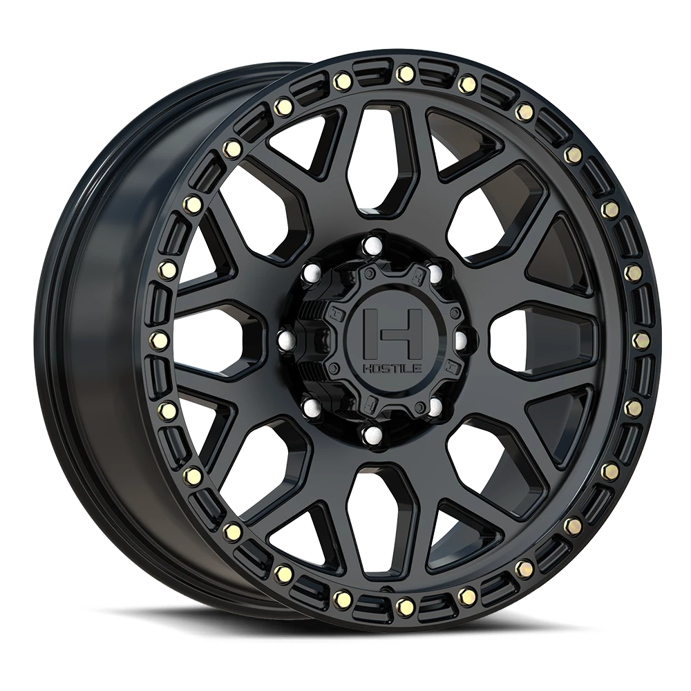 H601 RAPTURE 20X9 8X180 12MM ASPHALT (GLOSS BLACK)