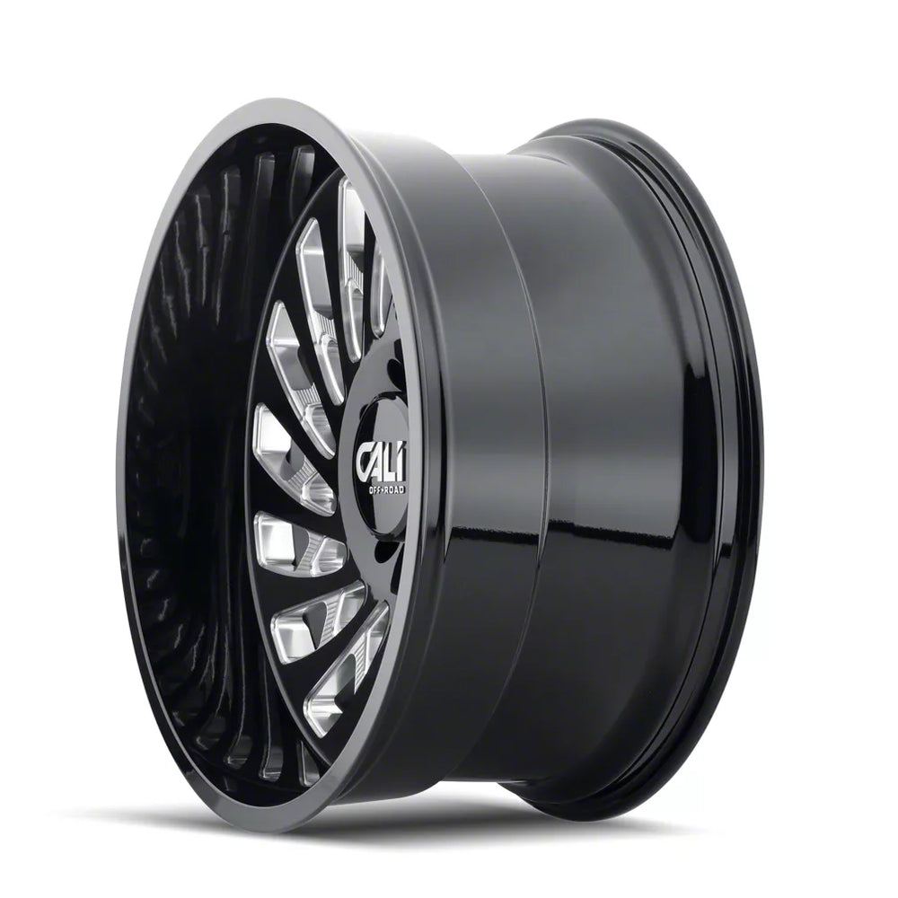 SWITCHBACK (9108) GLOSS BLACK/MILLED 20X10 6-139.7 -30mm 106mm