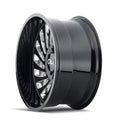 SWITCHBACK (9108) GLOSS BLACK/MILLED 20X10 6-139.7 -30mm 106mm