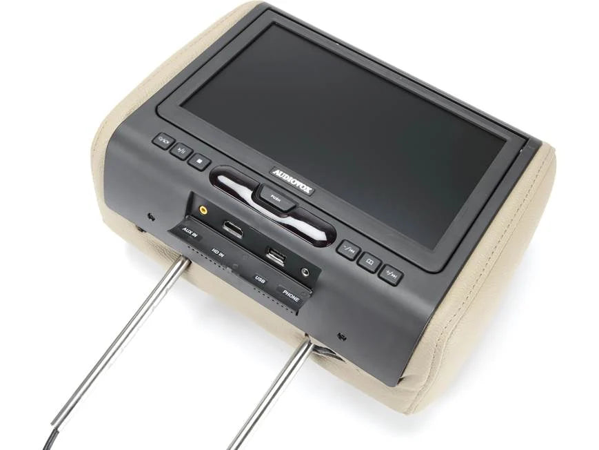 9 IN HEADREST MONITOR SYSTEM W/ DVD PLAYER