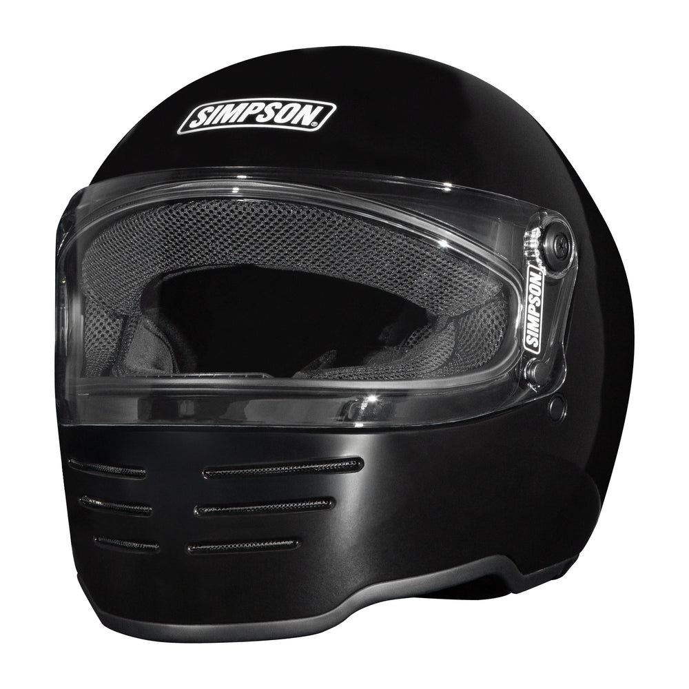 M62 BANDIT MOTORCYCLE HELMET MEDIUM GLOSS BLACK