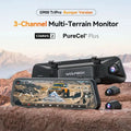 12IN 3CHANNEL MIRROR BUMPER CAMERA