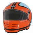 M62 BANDIT MOTORCYCLE HELMET HONDO GP SMALL ORANGE/BLUE