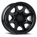 MTX Spitfire 8 Gloss Black 18x9in / 8x180 BP / 0mm Offset / 125.2mm Bore
