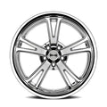 RIDLER 606 CHROME 17X8 5-120.65 0MM 83.82MM 606-7861C