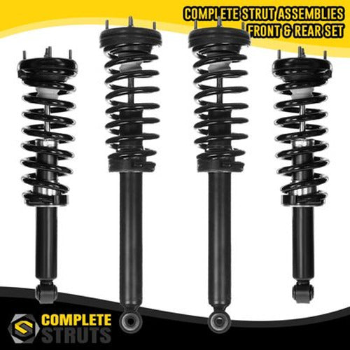 Unity Automotive 4 Front Rear Strut Assemblies 4-51351-71211-001