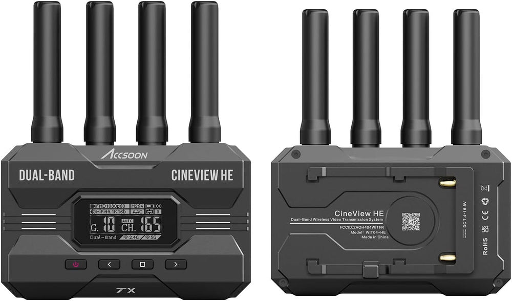 2.4 GHZ AHD 1080P/720P WIRELESS TRA