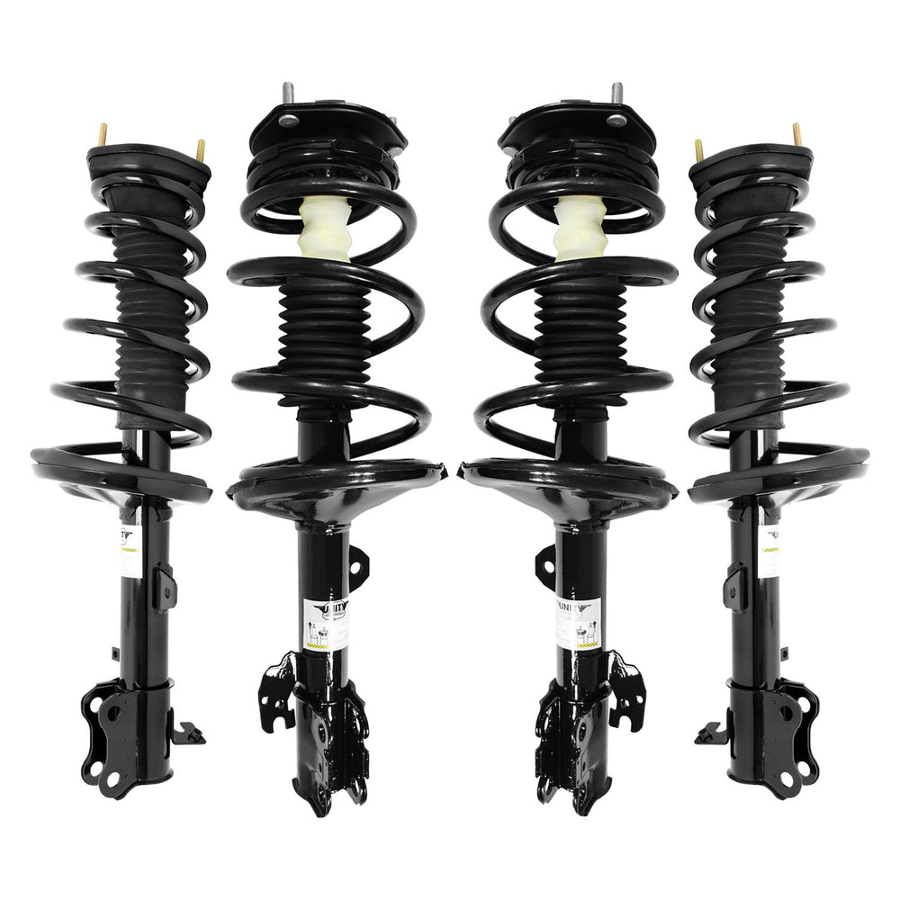Unity Automotive 4 Front Rear Strut Assemblies 4-11473-15907-001