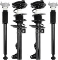 Unity Automotive 2 Front Complete Strut Assemblies 2 Rear Shock Absorbers 4-11470-254870-001
