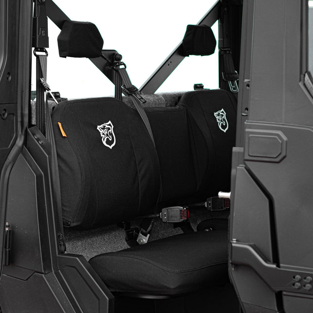 2226 RANGER CREW XP 1000 ARMREST BLACK HEADREST COVER